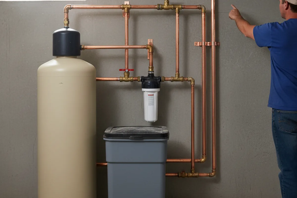 Whole-house water treatment system installed in Great River